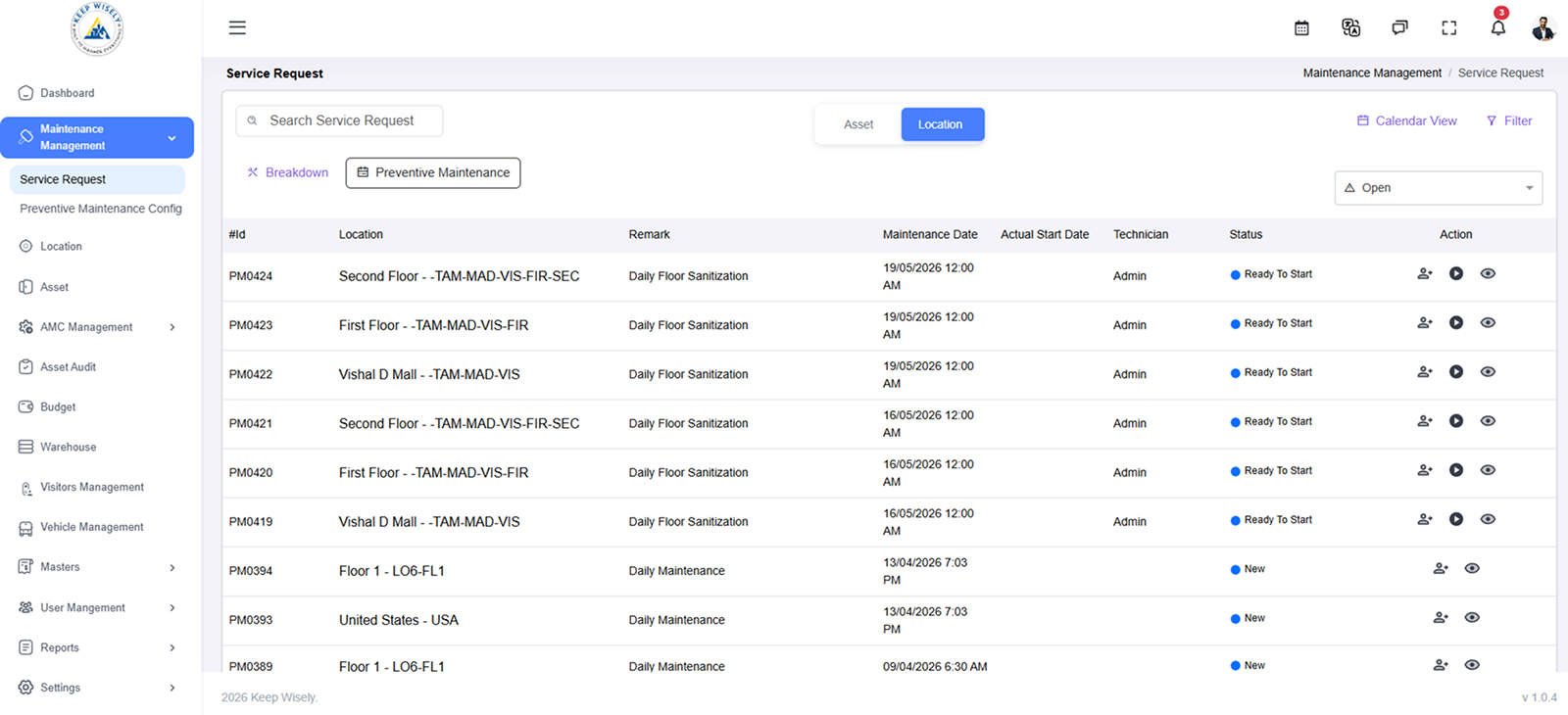 Work Order Management